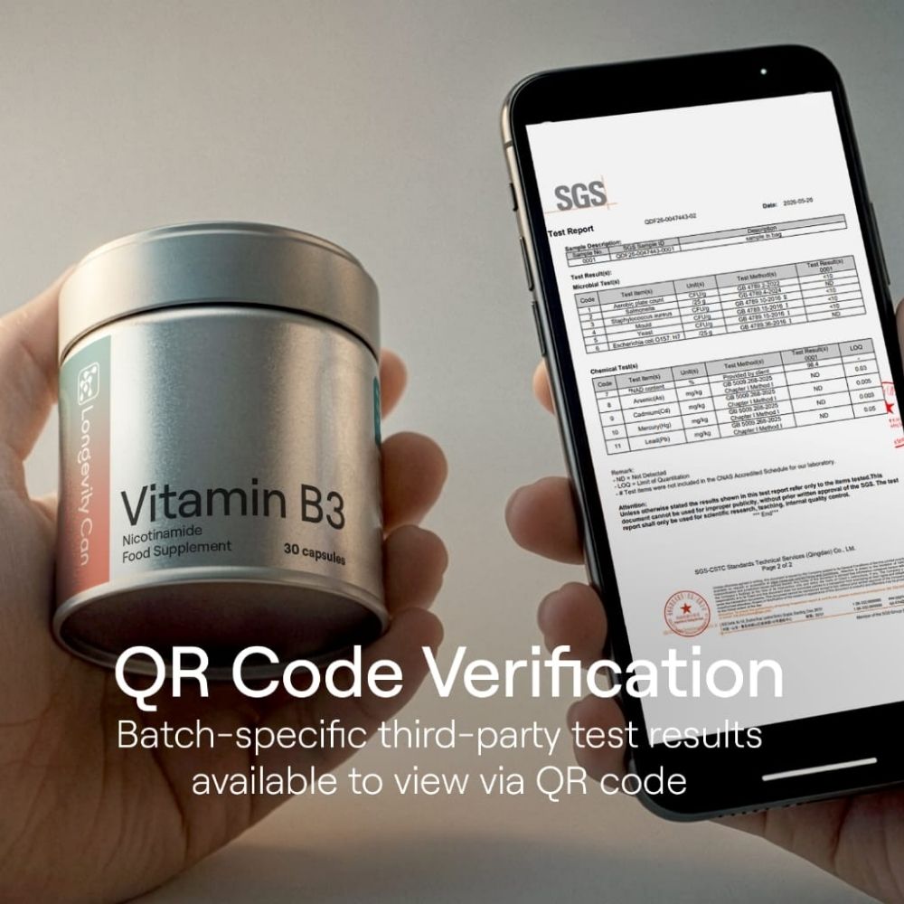 Longevity Can premium supplement range