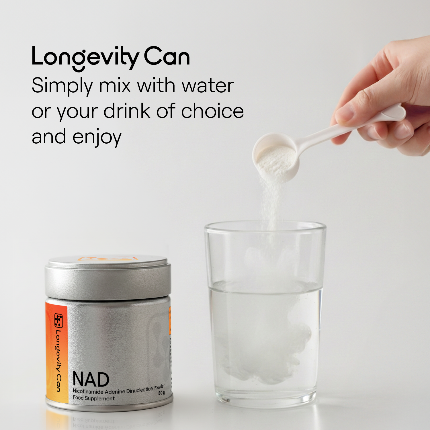 NAD Powder | Nicotinamide Adenine Dinucleotide for Cellular Energy Support