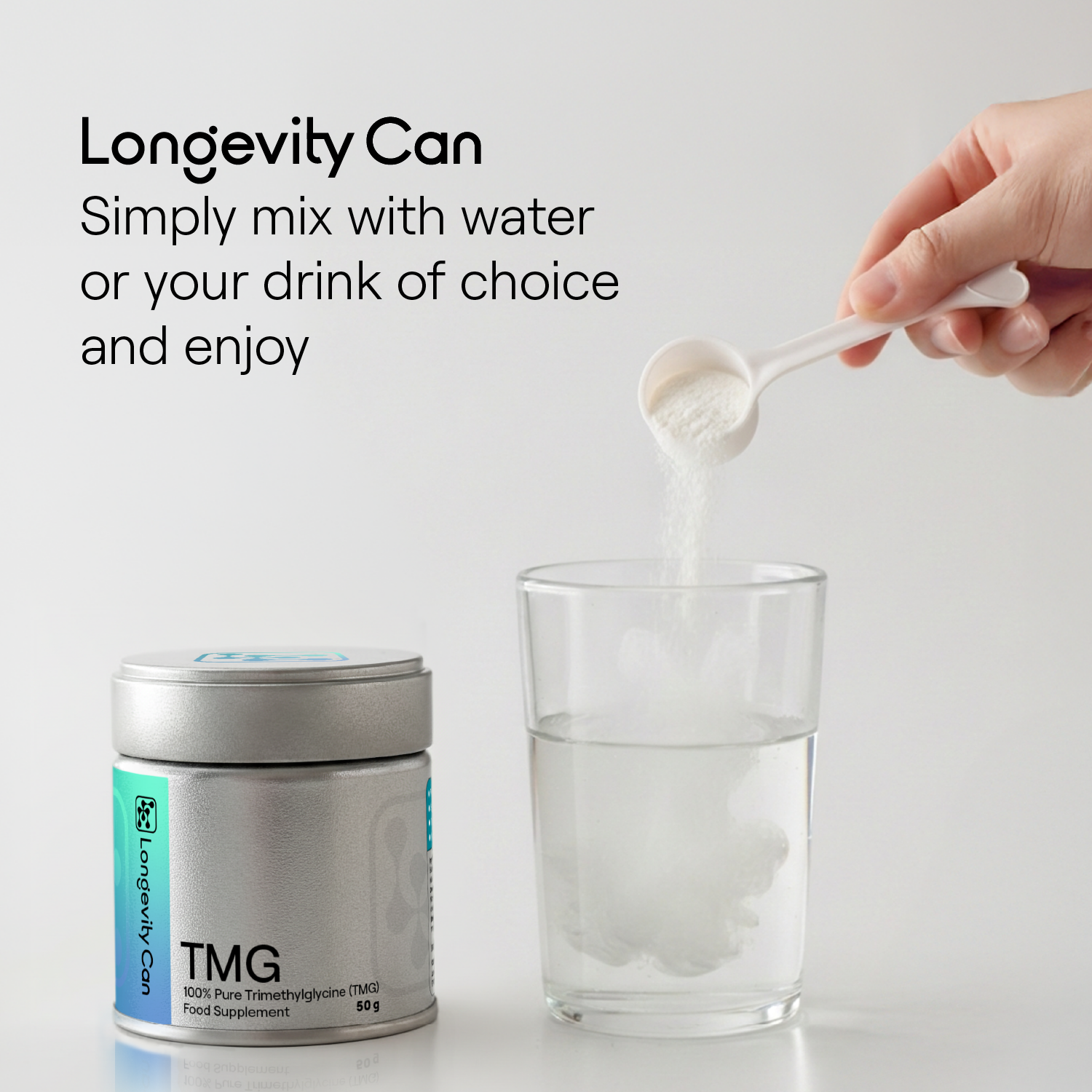 TMG Powder 50g | Trimethylglycine (Betaine) for Methylation and Cellular Support